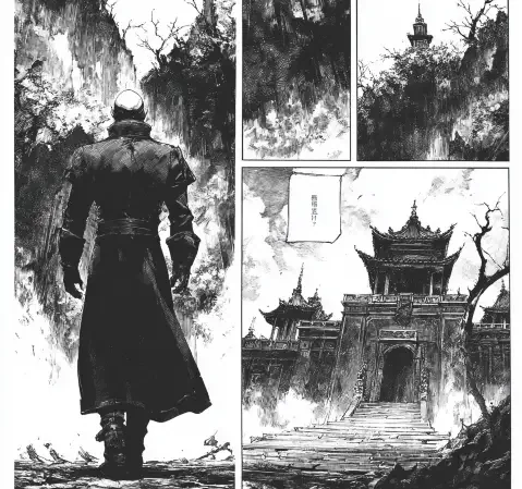 漫画作品封面示例，热血战斗题材方向条目